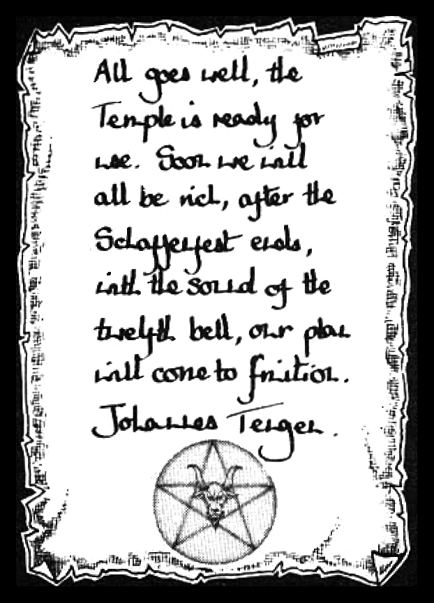 The note in Franz’s drawer