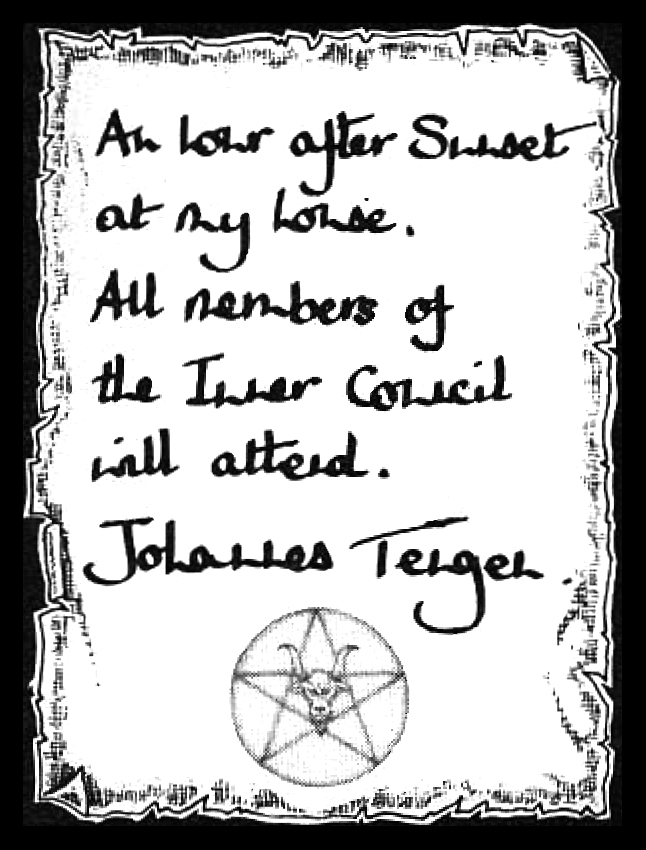 The note that fell from Magirius’ pocket